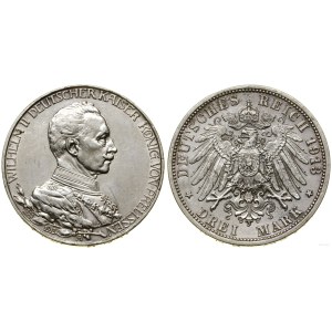 Germany, 3 marks, 1913 A, Berlin