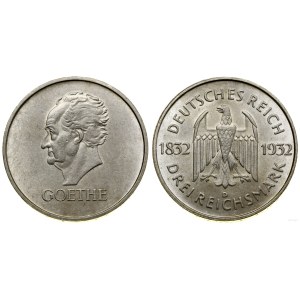 Germania, 3 marchi, 1932 D, Monaco di Baviera