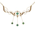 Necklace so-called festoon, 19th/20th century, Art Nouveau