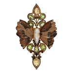 Brooch-butterfly, Italy, 21st century, Percossi Papi