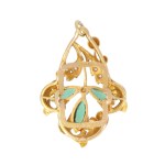 Pendant-cap belle époque, France, late 19th century