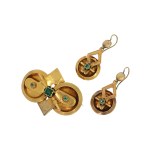 Demi parura, mid-19th century, Biedermeier