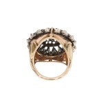 Ring with emerald, 20th/20th century