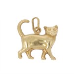 Pendant in the form of a cat, France, 20th century