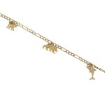 Charms bracelet, France 2nd half of the 20th century