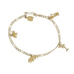 Charms bracelet, France 2nd half of the 20th century