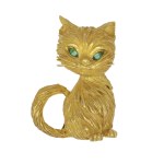 Brooch in the form of a cat, 20th century