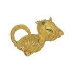 Brooch in the form of a cat, 20th century