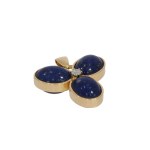 Pendant in the form of a three-leaf clover, 20th century