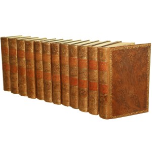 Les Vies des Hommes Illustres de Plutarque Traduites du Grec Par Amyot Avec dec Notes et des Observations [Životy slávnych Plutarchových manželov preložené z gréčtiny Amyotom s poznámkami a poznámkami] zv. I-XII [komplet] [Oeuvres de Plutarque / 1801-03].