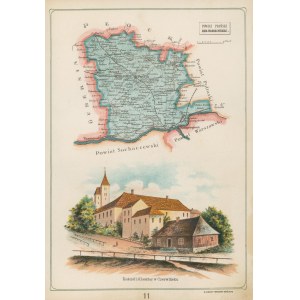 Gubernia Warszawska Powiat Płoński Józef Michał Bazewicz [mapa Królestwo Polskie 1907]