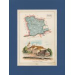 Gubernia Warszawska Powiat Płoński Józef Michał Bazewicz [mapa Królestwo Polskie 1907]