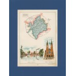 Gubernia Warszawska Powiat Błoński Józef Michał Bazewicz [mapa Królestwo Polskie 1907]