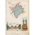 Gubernia Warszawska Powiat Błoński Józef Michał Bazewicz [mapa Królestwo Polskie 1907]
