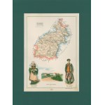 Gubernia Kaliska Powiat Sieradzki Józef Michał Bazewicz [mapa Królestwo Polskie 1907]