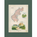 Gubernia Kaliska Powiat Słupecki Józef Michał Bazewicz [map Kingdom of Poland 1907].
