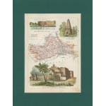 Gubernia Lubelska Powiat Krasnostawski Józef Michał Bazewicz [mapa Królestwo Polskie 1907]