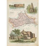 Gubernia Lubelska Powiat Krasnostawski Józef Michał Bazewicz [mapa Królestwo Polskie 1907]