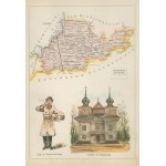 Gubernia Lubelska Powiat Tomaszowski Józef Michał Bazewicz [mapa Królestwo Polskie 1907]