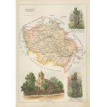 Gubernia Lubelska Powiat Janowski Józef Michał Bazewicz [mapa Królestwo Polskie 1907]