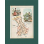 Lomżyńska Gubernia Ostrołęka District Józef Michał Bazewicz [map Kingdom of Poland 1907].