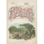 Gubernia Łomżyńska Powiat Ostrowski Józef Michał Bazewicz [mapa Królestwo Polskie 1907]