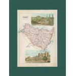 Gubernia Piotrkowska Powiat Nowo-Radomski Józef Michał Bazewicz [map Kingdom of Poland 1907].