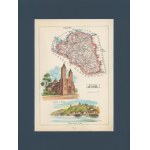 Plock Governorate Plock District Józef Michał Bazewicz [map Kingdom of Poland 1907].