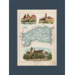 Gubernia Radomska Powiat Iłżecki Józef Michał Bazewicz [mapa Królestwo Polskie 1907]