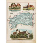 Gubernia Radomska Powiat Iłżecki Józef Michał Bazewicz [mapa Królestwo Polskie 1907]