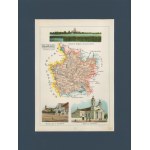 Gubernia Suwalska Powiat Suwalski Józef Michał Bazewicz [map Kingdom of Poland 1907].