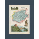 Gubernia Suwalska Powiat Sejneński Józef Michał Bazewicz [map Kingdom of Poland 1907].