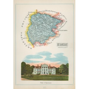 Suwalska Gubernia Wylkowyski District Jozef Michal Bazewicz [map Kingdom of Poland 1907].