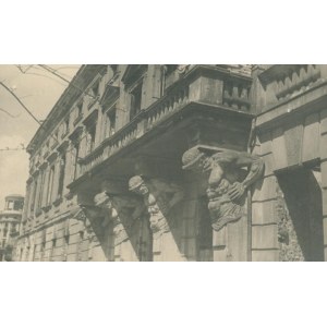 [Warsaw] Tyszkiewicz Palace Krakowskie Przedmieście 32 [photograph ca 1950].
