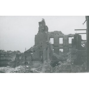 [Reconstruction of Warsaw] Demolition of Tepper Palace 1948 [photo ca 1950].