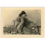 [WARSAW Uprising] Explosion of a shell in the Prudential Insurance Company building photo by Sylwester Braun a.k.a. Kris [photo / 1945].