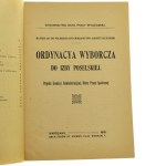 Ordynacya wyborcza do izby poselskiej projekt Komisyi Administracyjnej Biura Pracy Społecznej [1918]