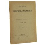 Diary of the Tatra Society year 1899 vol. XX