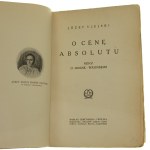 On the price of the absolute thing about Hoene-Wroński Józef Ujejski [1925].