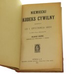 Niemiecki kodeks cywilny obowiązujący od 1 stycznia 1900 na język polski przetłom. Waleryan Zieliński [1900]