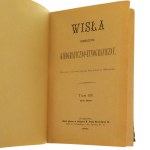 Wisła miesięcznik geograficzno-etnograficzny t. XIII [redaktor A. Gruszecki] [1899]