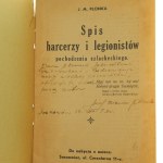 Census of scouts and legionaries of noble descent by J. M. Płonka [AUTOGRAPH / 1939].