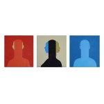 Ryszard GRODNICKI (ur. 1947), Pomiędzy, tryptyk, 2015