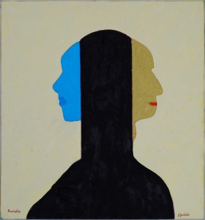 Ryszard GRODNICKI (ur. 1947), Pomiędzy, tryptyk, 2015
