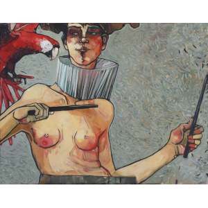 Magdalena PO£ACIK (b. 1980), Lili and the parrot, 2014