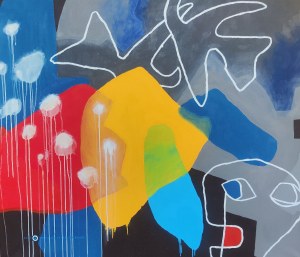 Piotr BOGUSŁAWSKI (ur. 1957), Birds in the garden, 2021