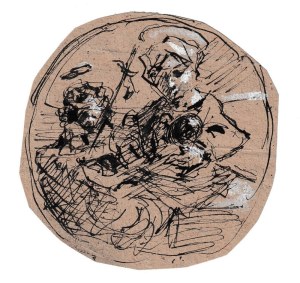Study of a praying woman, Northern Italian artist, 17th century