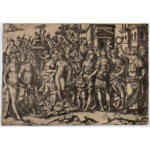Marcantonio Raimondi (copia da) ( c. 1480 - 1534 ), The Triumph