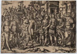 Marcantonio Raimondi (copia da) ( c. 1480 - 1534 ), The Triumph