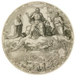 Philip Galle ( 1537 - 1612 ), The Last Judgement, after Maarten van Heemskerck